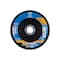 Pferd 6" x 7/8" A.H. POLIFAN Flap Disc - Z PSF EXTRA STEELOX, Zirconia, 36 Grit, Conical 60639 - alternate 3